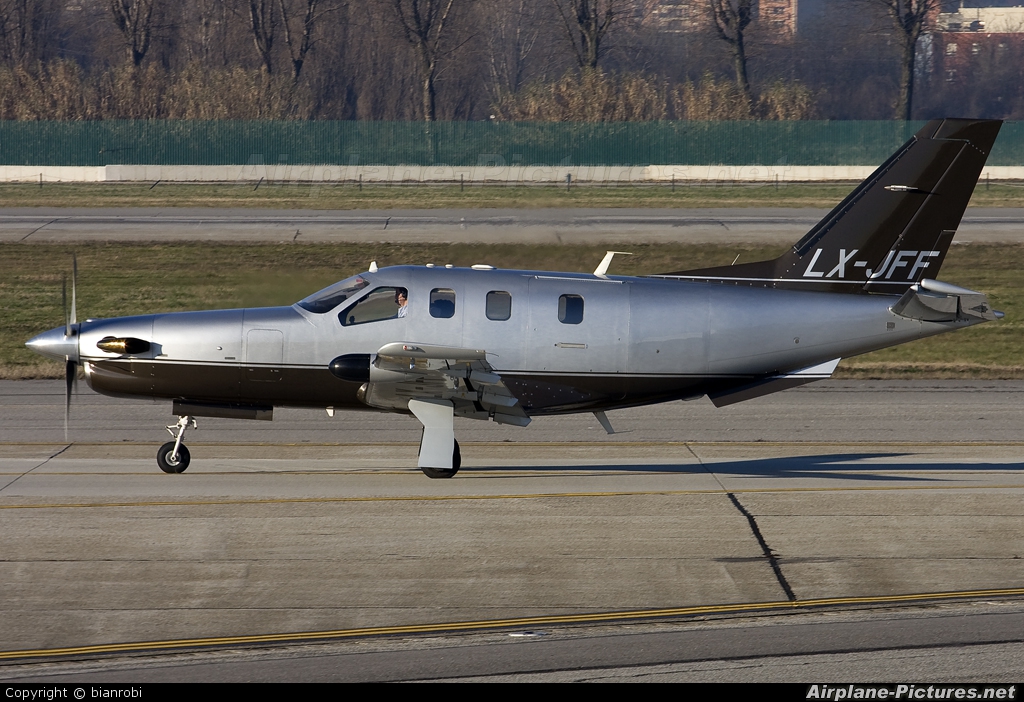 Jetfly Aviation LX-JFF aircraft at Milan - Linate