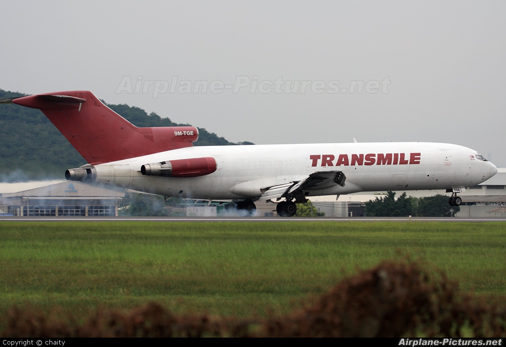 Transmile Air Services 9M-TGE aircraft at Kuala Lumpur Intl