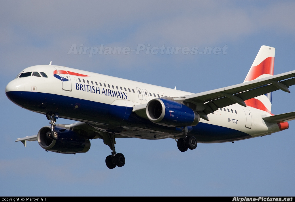 British Airways G-TTOE aircraft at London - Heathrow