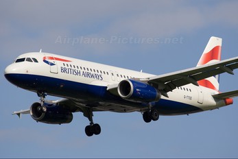 G-TTOE - British Airways Airbus A320
