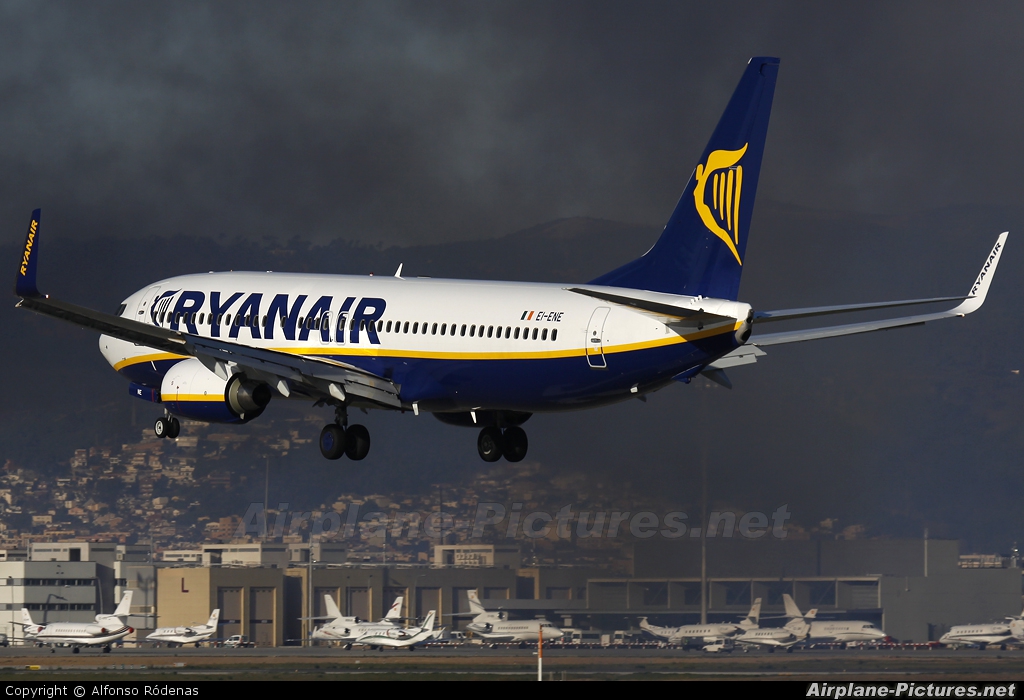 Ryanair EI-ENE aircraft at Barcelona - El Prat