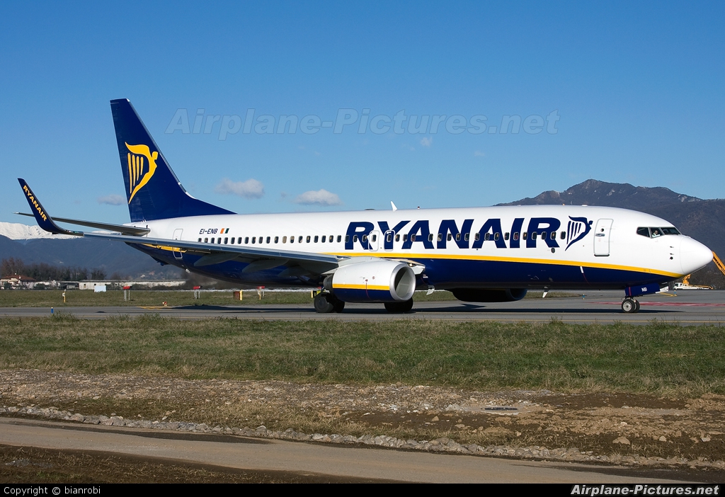 Ryanair EI-ENB aircraft at Bergamo - Orio al Serio