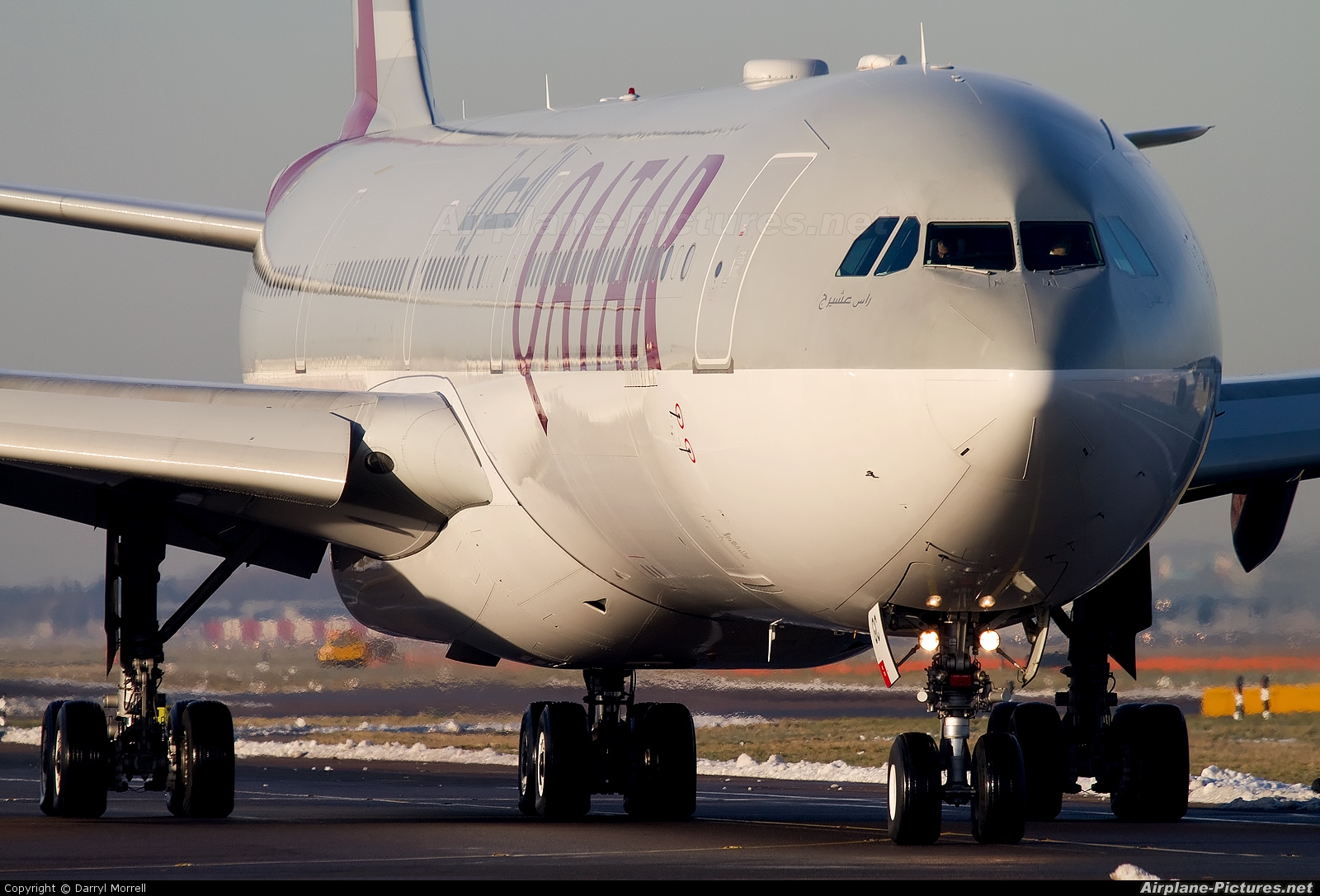 Qatar Airways A7-AGC aircraft at London - Heathrow