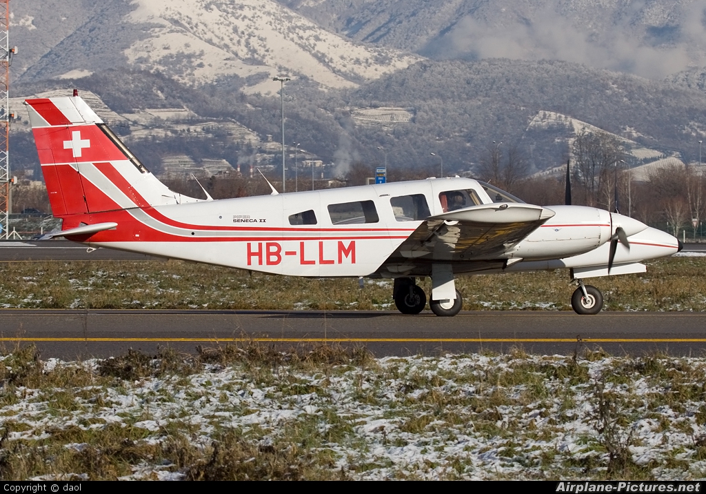 Private HB-LLM aircraft at Bergamo - Orio al Serio