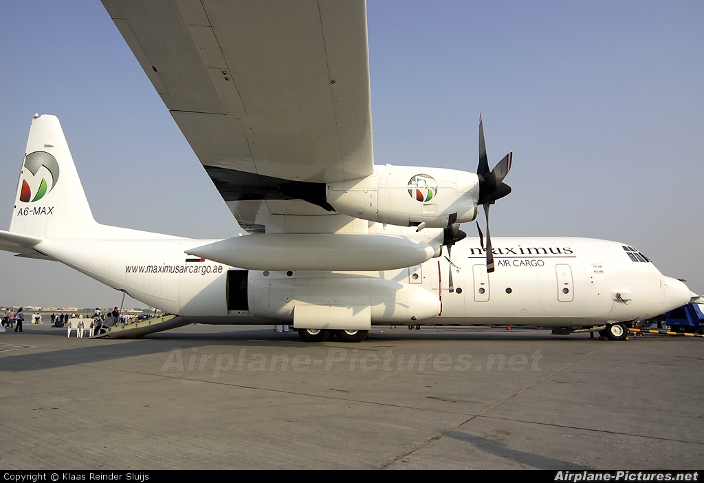 Maximus Air Cargo A6-MAX aircraft at Dubai Intl