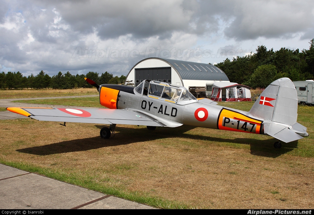 Private OY-ALD aircraft at Stauning
