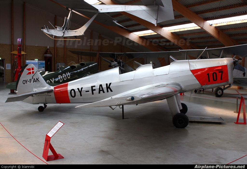 Private OY-FAK aircraft at Stauning