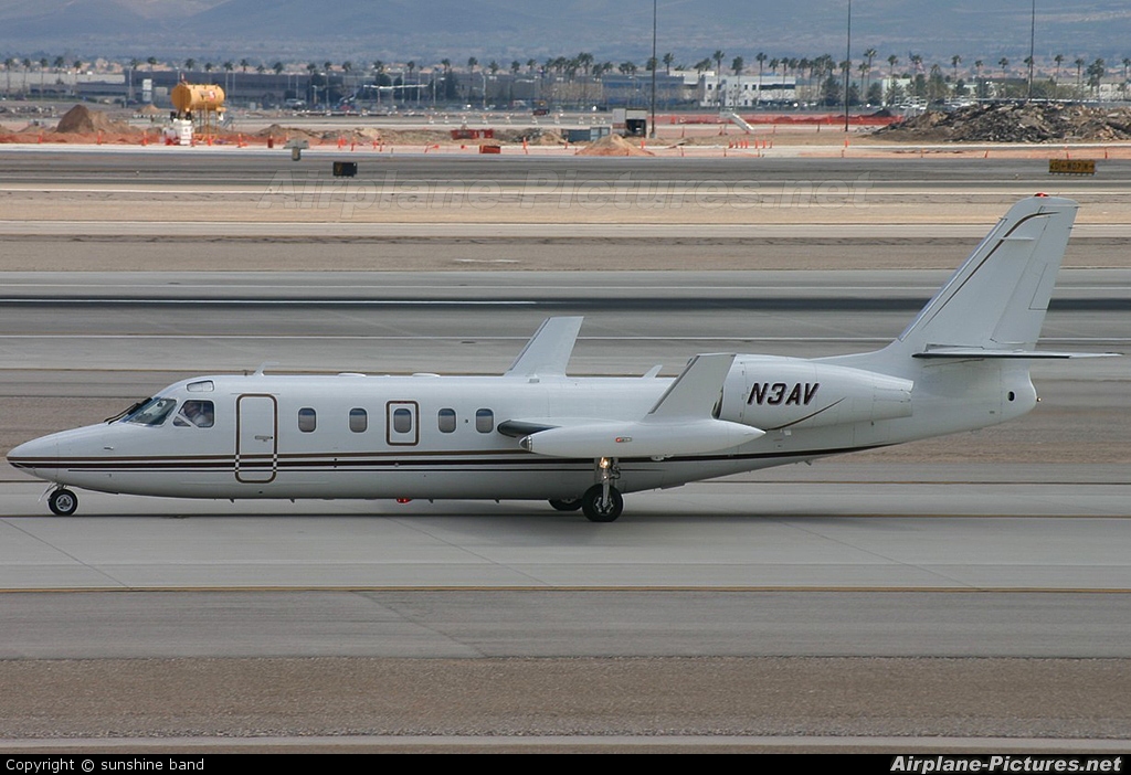 Private N3AV aircraft at Las Vegas - McCarran Intl