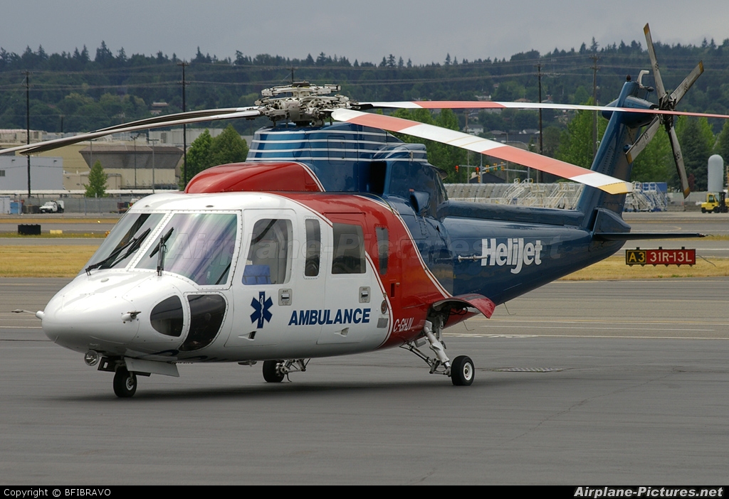 Helijet C-GHJV aircraft at Seattle - Boeing Field / King County Intl