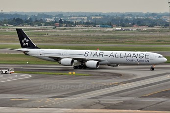 ZS-SNC - South African Airways Airbus A340-600