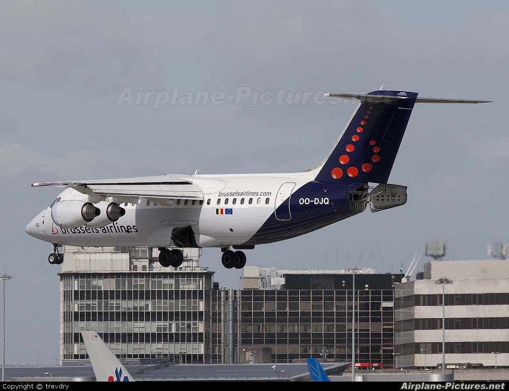 Brussels Airlines OO-DJQ aircraft at Manchester