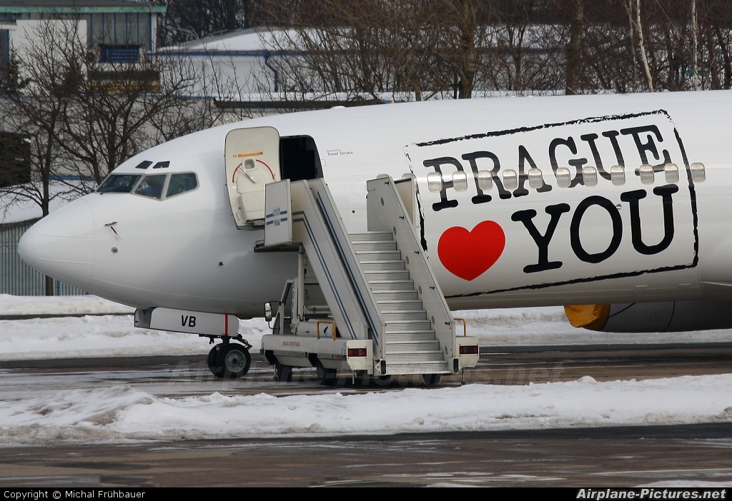 Travel Service OK-TVB aircraft at Prague - Václav Havel