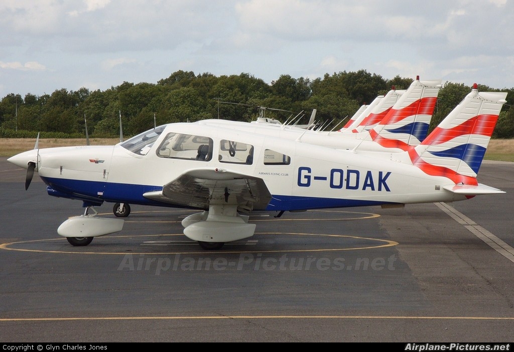 Airways Flying Club. G-ODAK aircraft at Wycombe Air Park - Booker