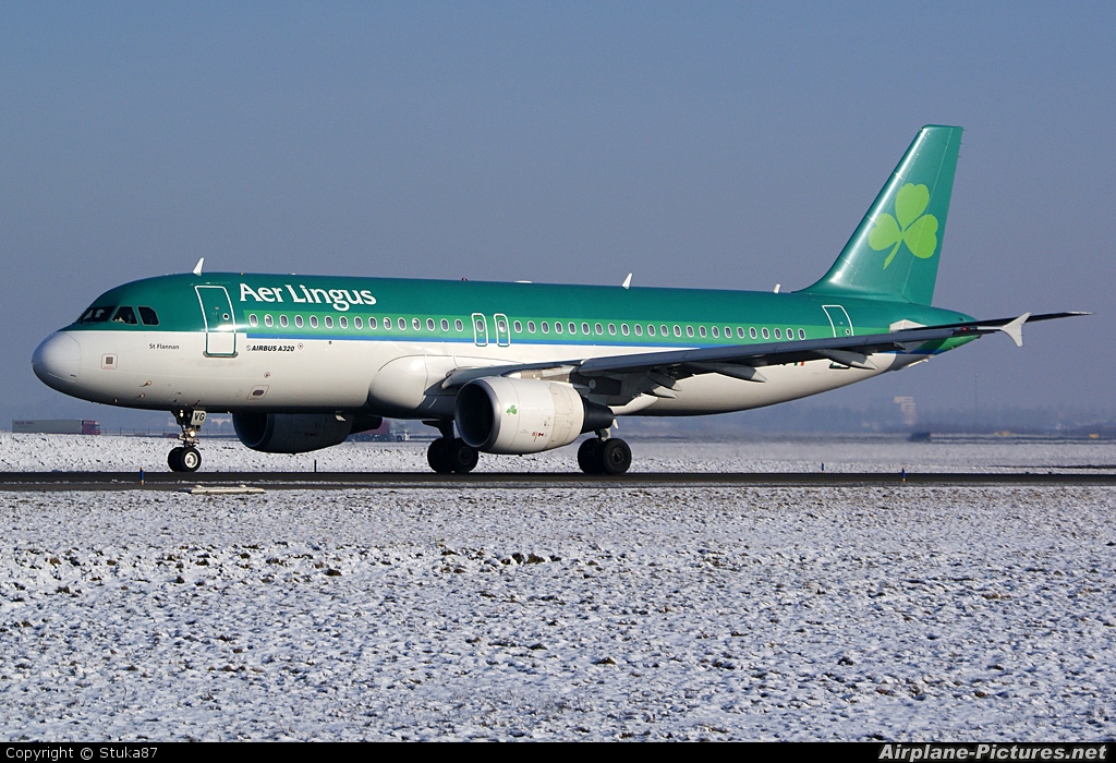 Aer Lingus EI-DVG aircraft at Amsterdam - Schiphol