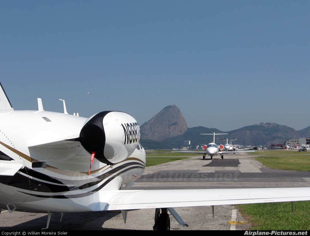 Private N888TF aircraft at Rio de Janeiro - Santos Dumont