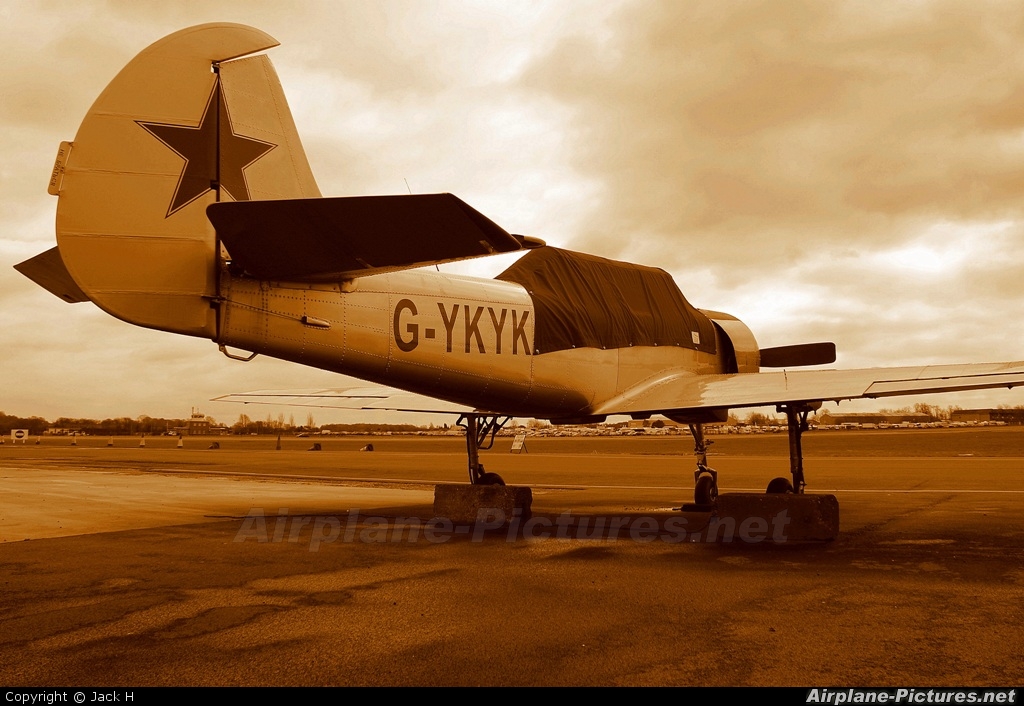 Private G-YKYK aircraft at North Weald