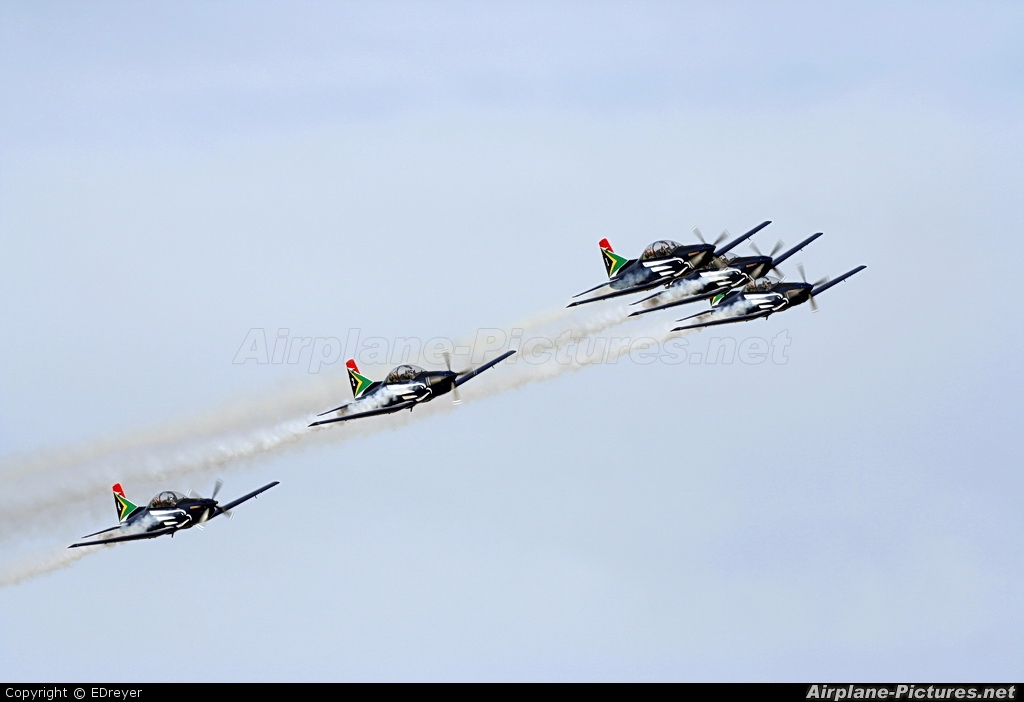 South Africa - Air Force: Silver Falcons 2024 aircraft at Vredendal