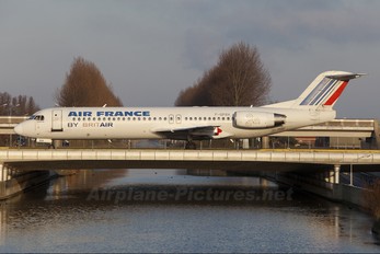 F-GPXH - Air France - Brit Air Fokker 100