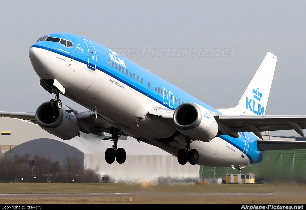 KLM PH-BPC aircraft at Manchester