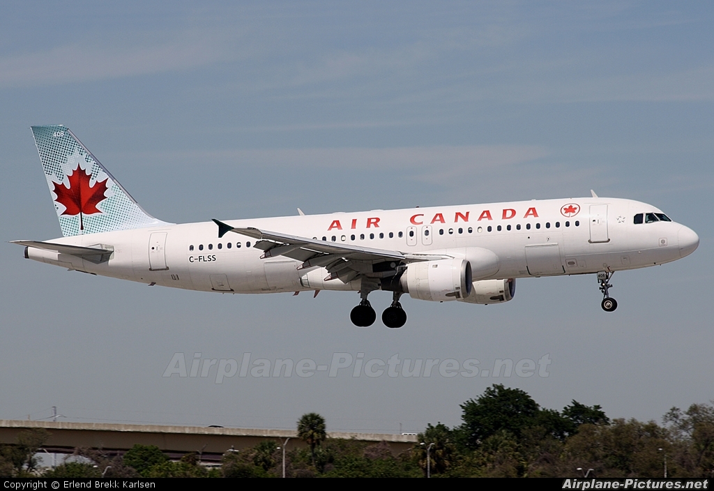 Air Canada C-FLSS aircraft at Fort Lauderdale - Hollywood Intl