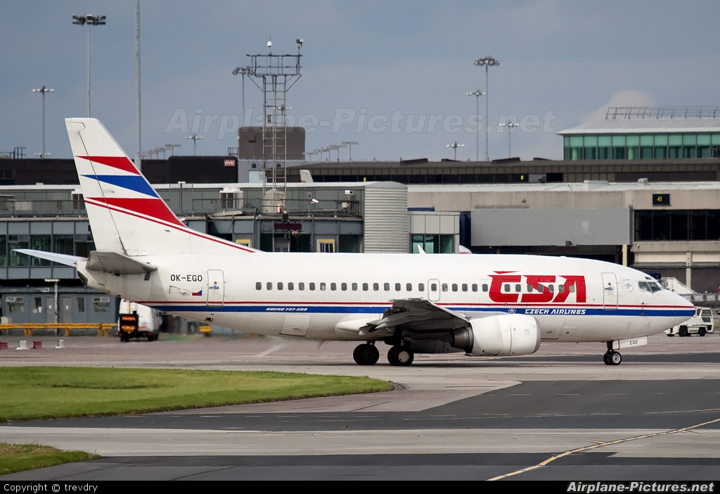 CSA - Czech Airlines OK-EGO aircraft at Manchester