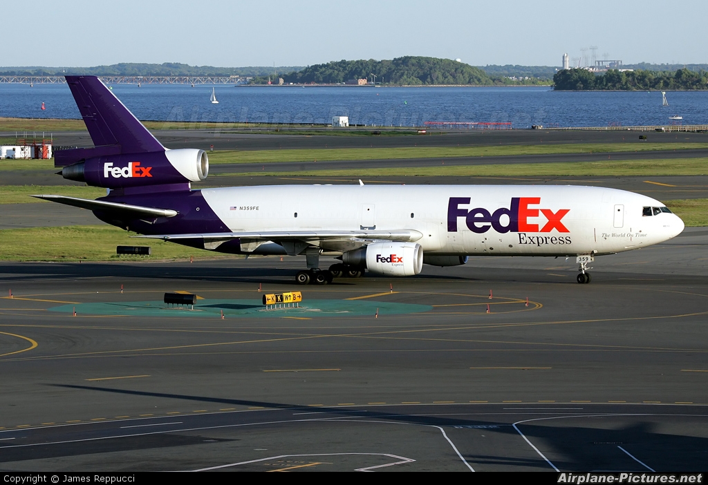 FedEx Federal Express N359FE aircraft at Boston - General Edward Lawrence Logan Intl