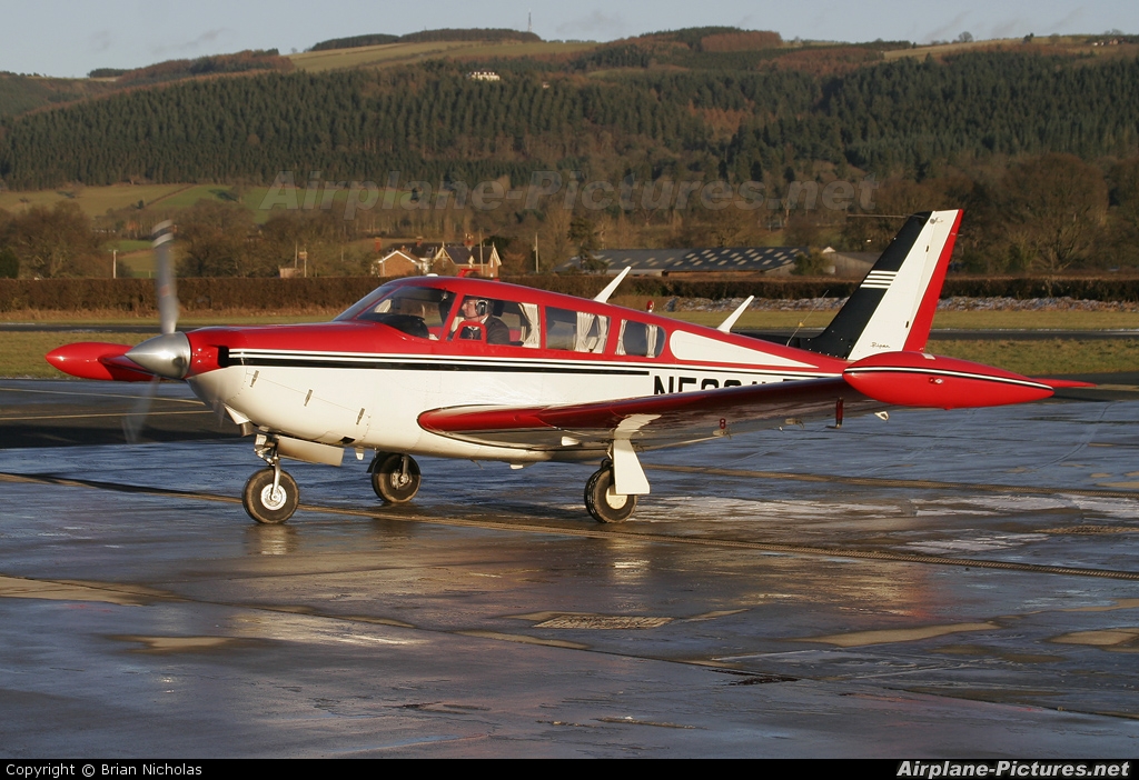 Private N500AV aircraft at Welshpool