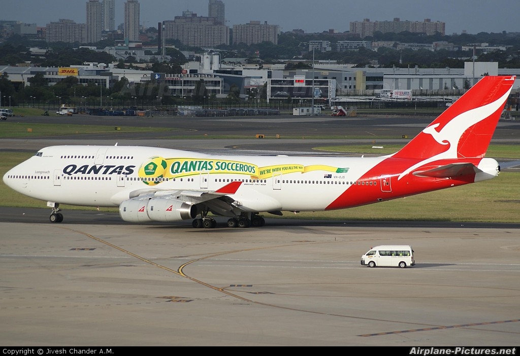 QANTAS VH-OJS aircraft at Sydney - Kingsford Smith Intl, NSW