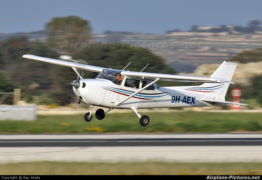 Private 9H-AEX aircraft at Malta Intl
