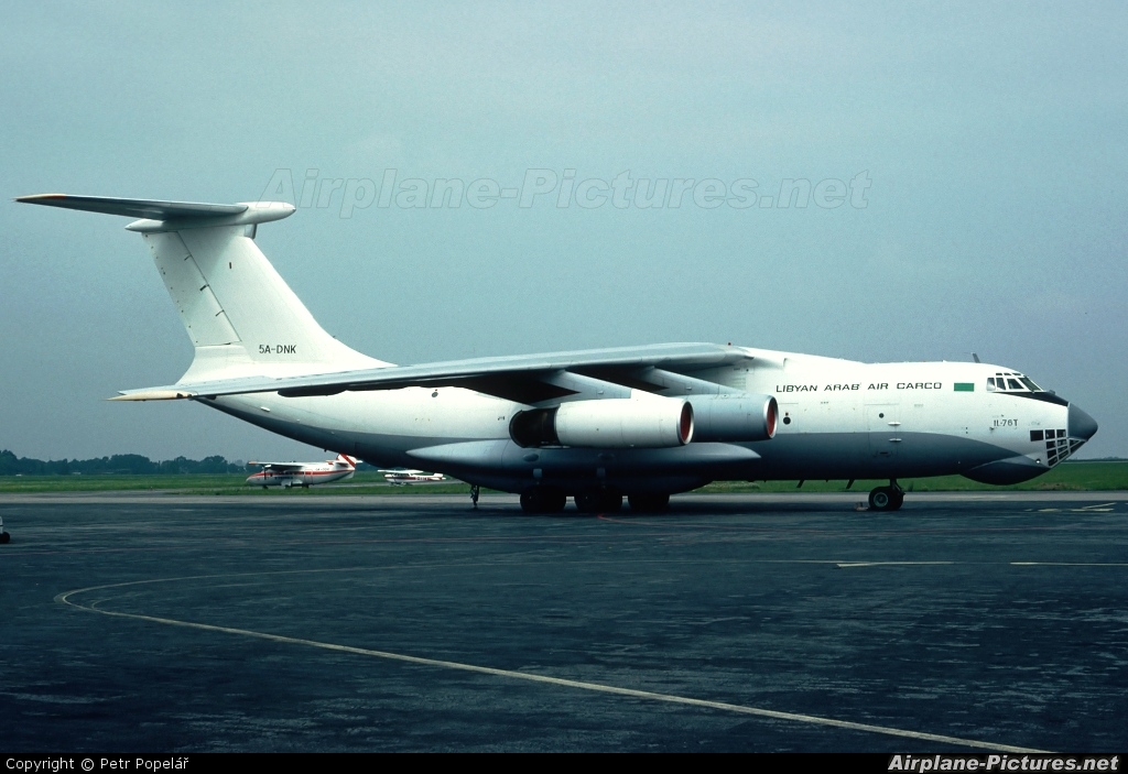 Libyan Air Cargo 5A-DNK aircraft at Prague - Václav Havel