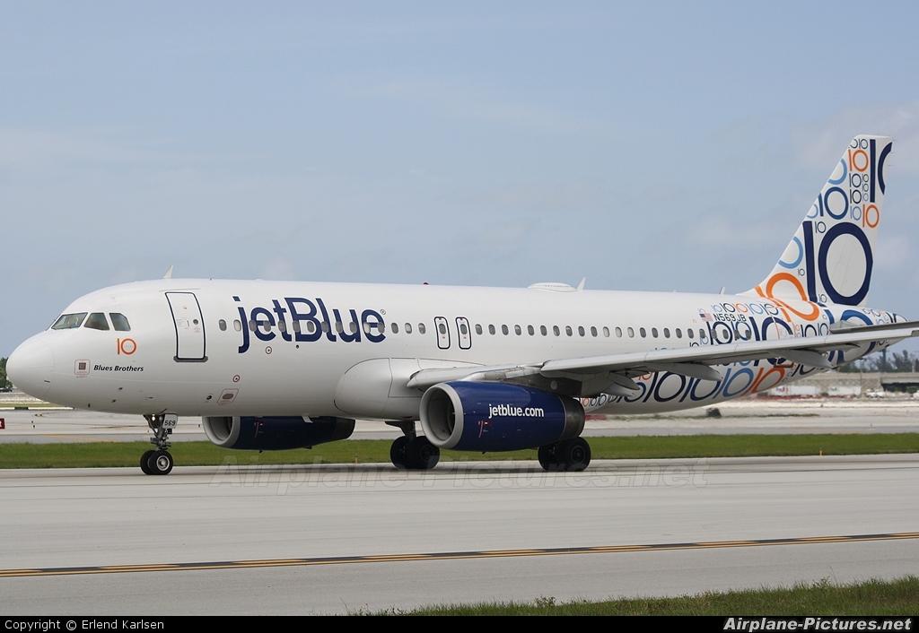 JetBlue Airways N569JB aircraft at Fort Lauderdale - Hollywood Intl