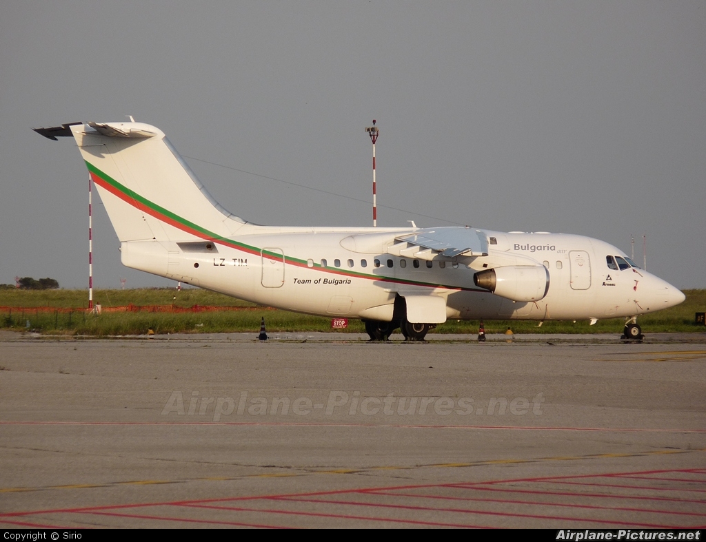 Bulgaria Air LZ-TIM aircraft at Genoa - Sestri