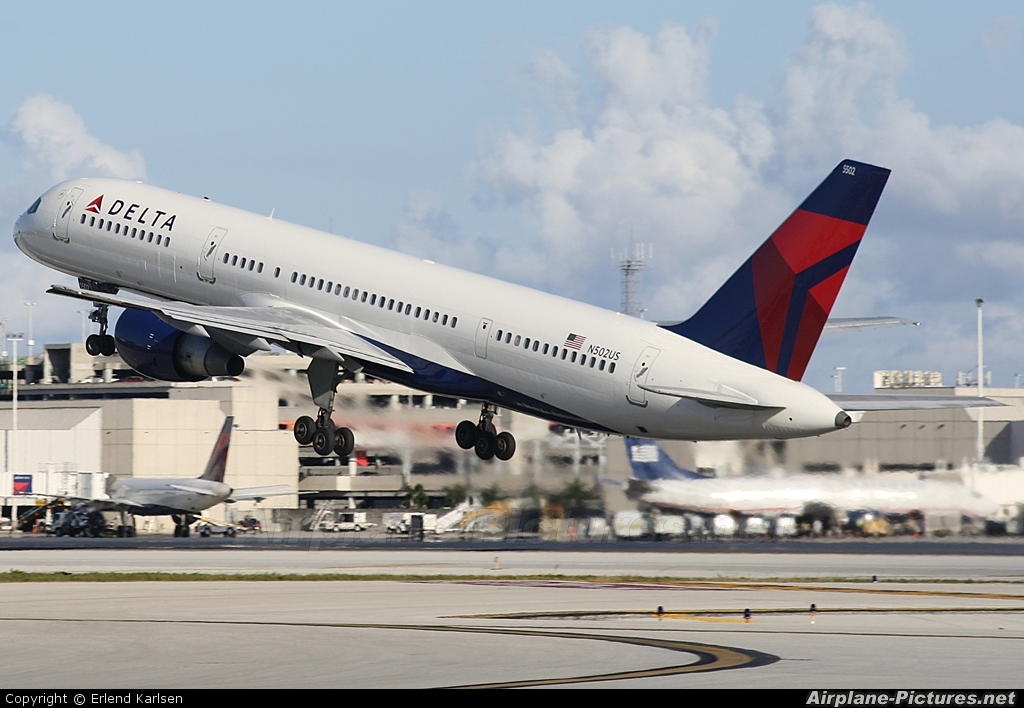 N502US - Delta Air Lines Boeing 757-200 at Fort Lauderdale - Hollywood