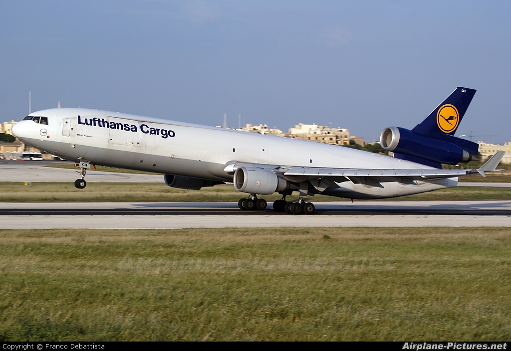 Lufthansa Cargo D-ALCH aircraft at Malta Intl