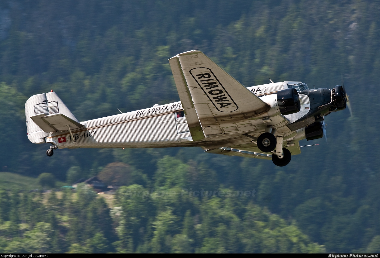 Ju-Air HB-HOY aircraft at Innsbruck