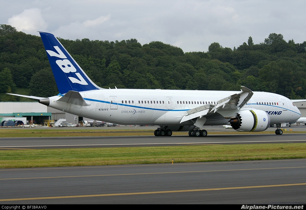 Boeing Company N787FT aircraft at Seattle - Boeing Field / King County Intl