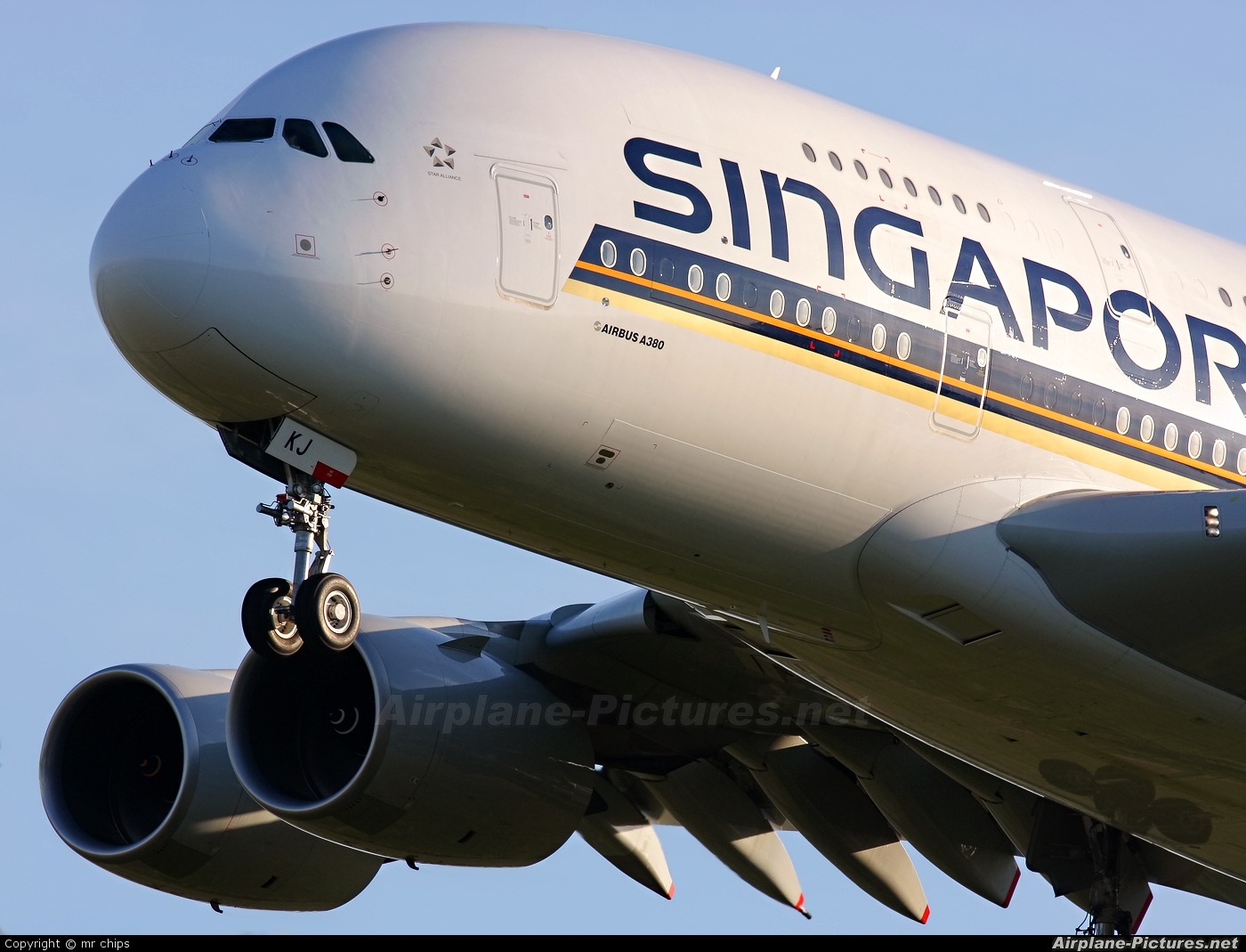 Singapore Airlines 9V-SKJ aircraft at London - Heathrow