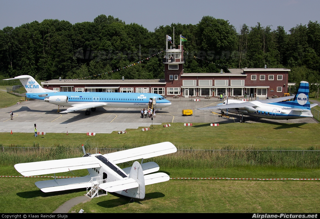 KLM Cityhopper PH-OFA aircraft at Lelystad