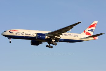 G-VIIF - British Airways Boeing 777-200