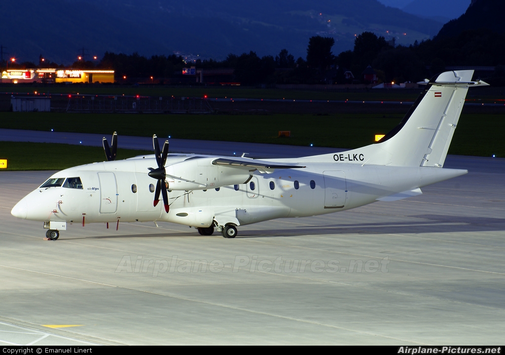 Air Alps OE-LKC aircraft at Innsbruck