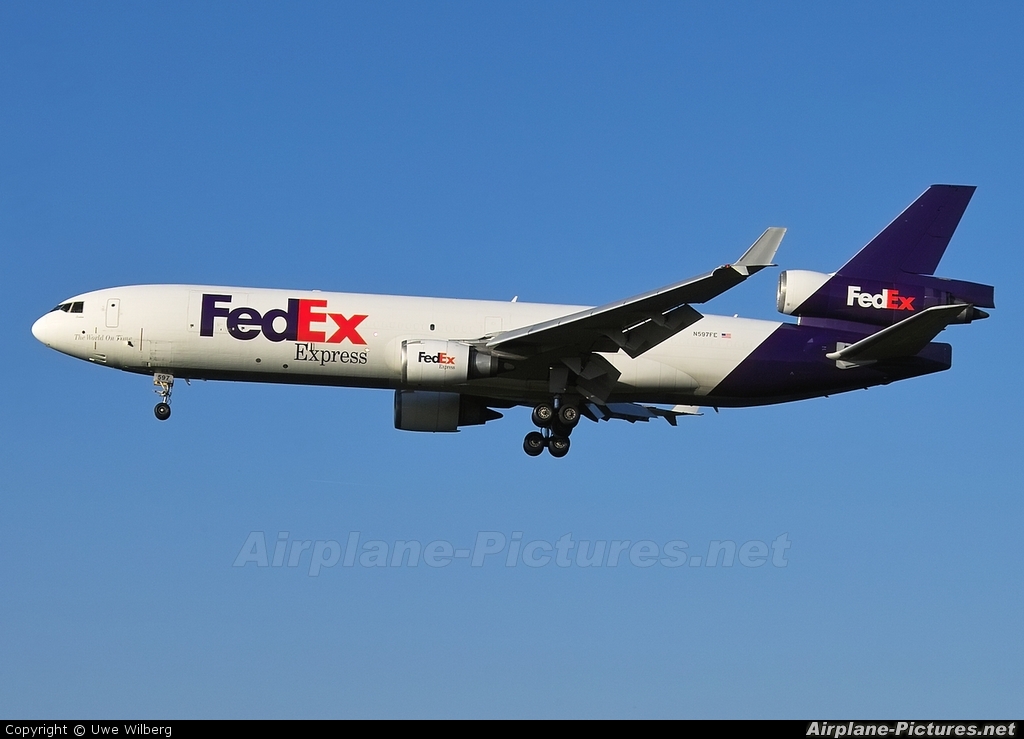 FedEx Federal Express N597FE aircraft at Cologne Bonn - Konrad Adenauer