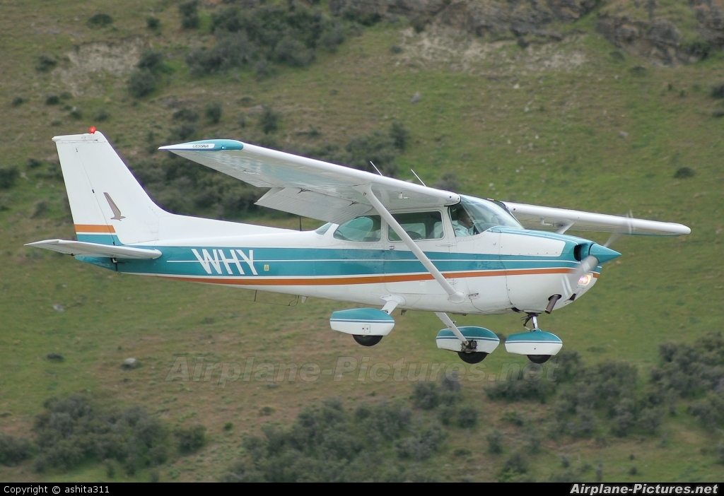 Private ZK-WHY aircraft at Queenstown - Frankton