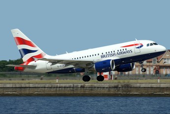 G-EUNA - British Airways Airbus A318
