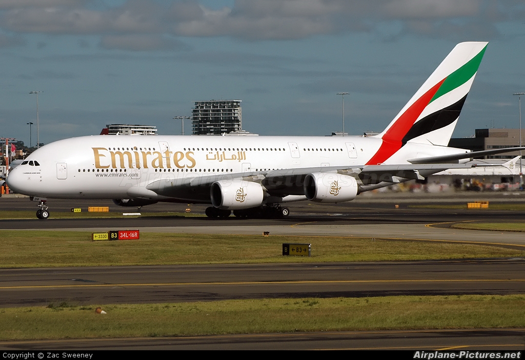 Emirates Airlines A6-EDB aircraft at Sydney - Kingsford Smith Intl, NSW