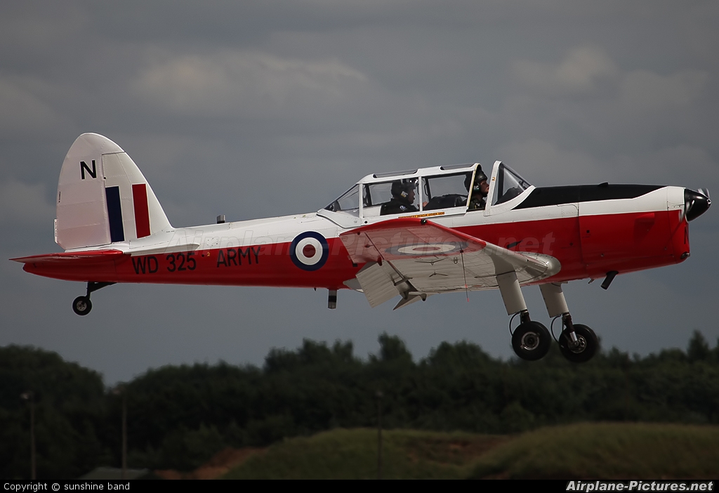 UK - Army Historic Flight WD325 aircraft at Waddington