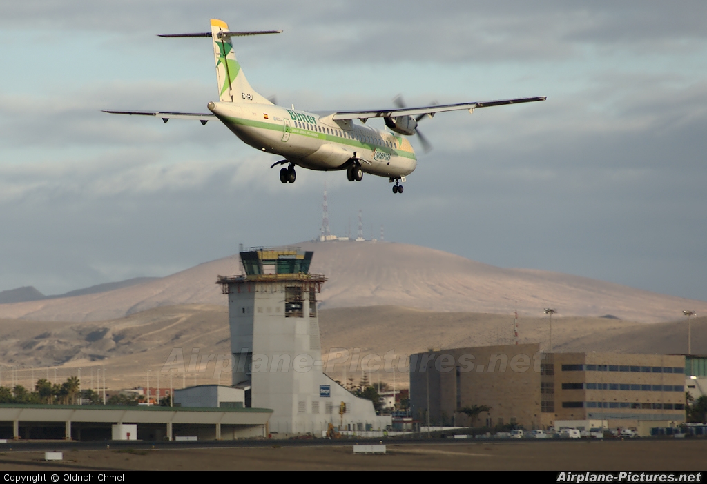 Binter Canarias EC-GRU aircraft at Fuerteventura - Puerto del Rosario