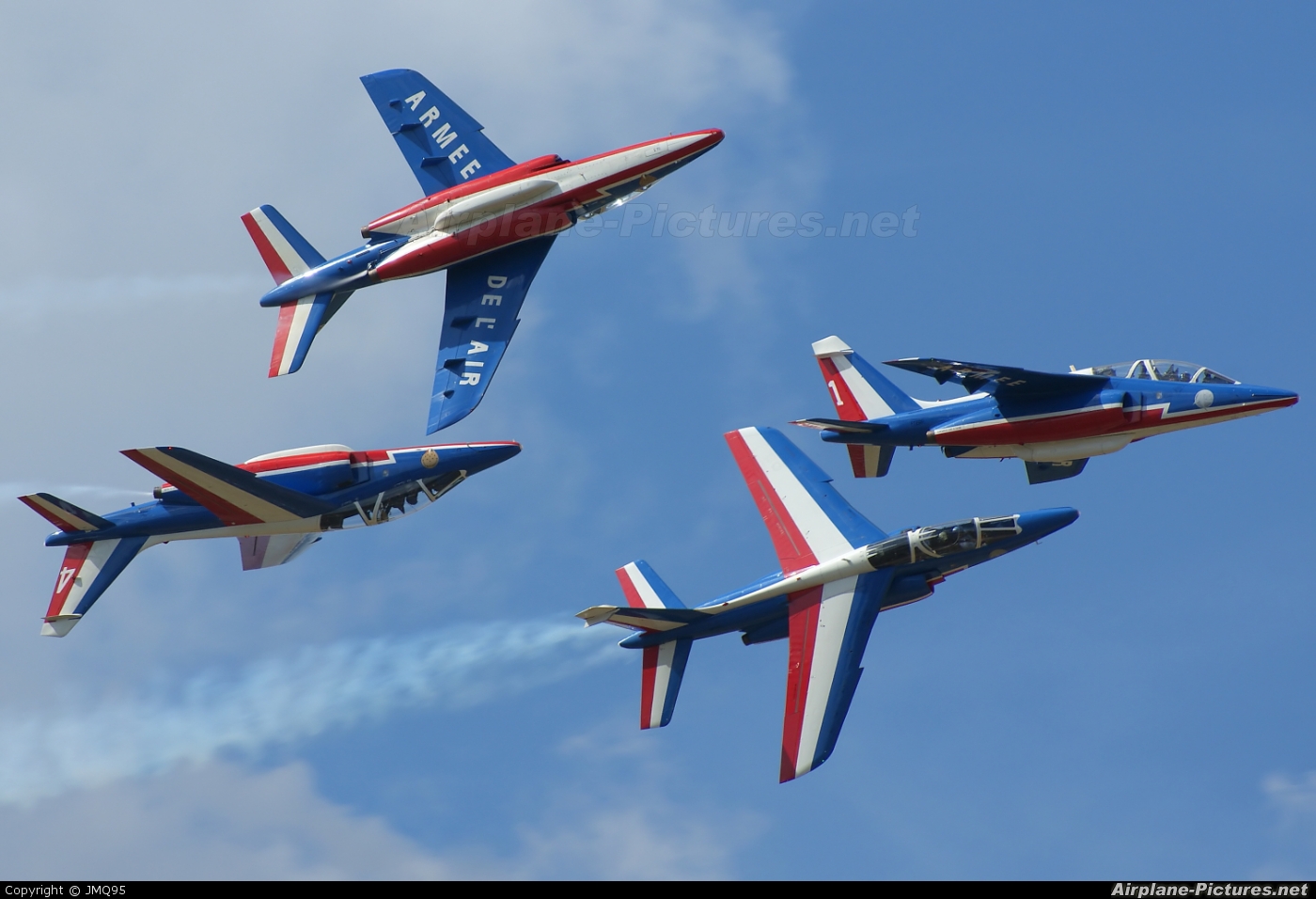 France - Air Force "Patrouille de France" - aircraft at Fairford