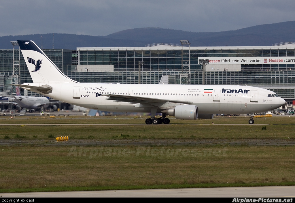 Iran Air EP-IBC aircraft at Frankfurt