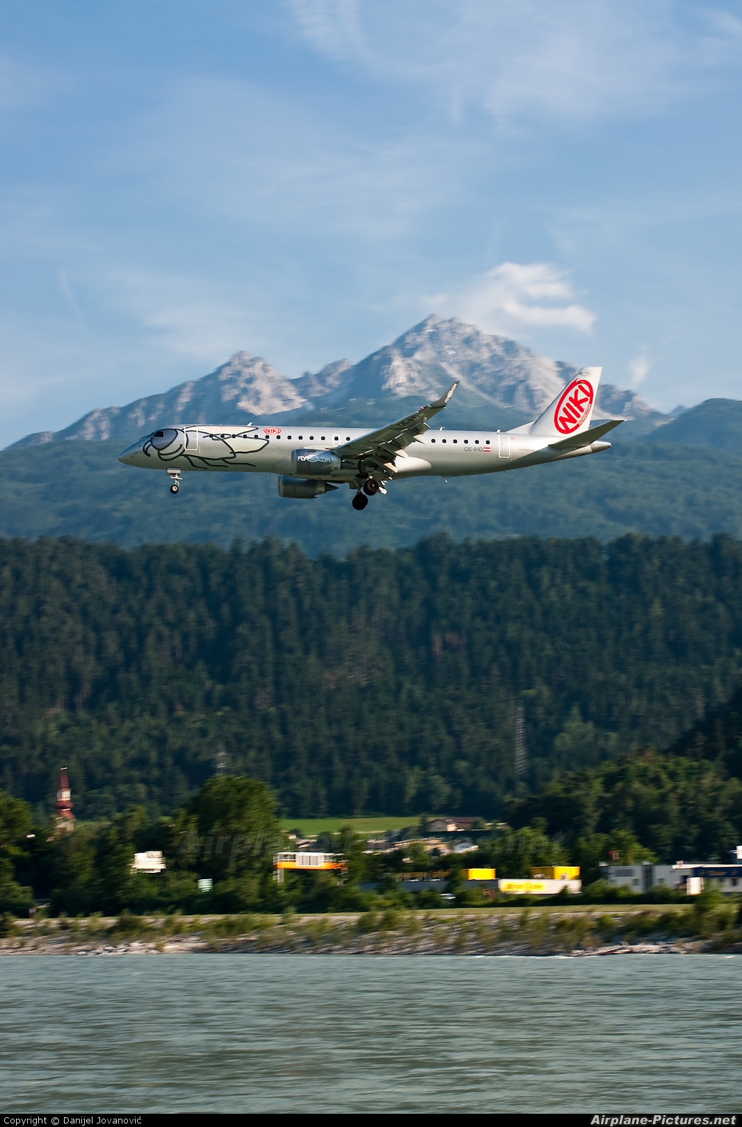 Niki OE-IHD aircraft at Innsbruck