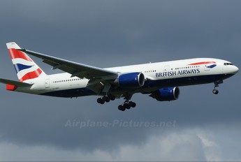 G-YMMU - British Airways Boeing 777-200